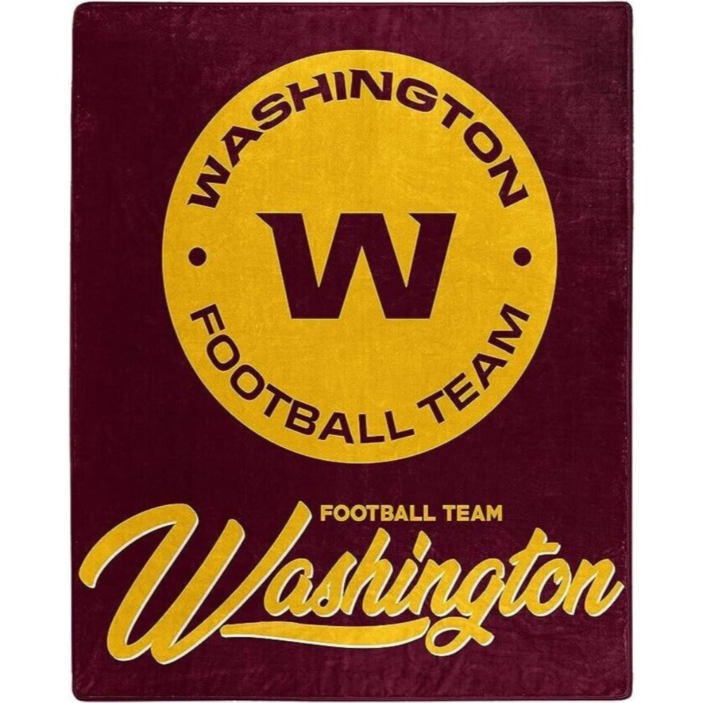 Washington Commanders Football Team 50" x 60" Royal Plush Raschel Throw Blanket